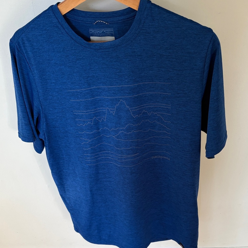 Patagonia Men's Ocean Blue Graphic Tee